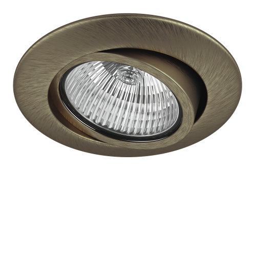 Светильник точечный встраиваемый декоративный под заменяемые галогенные или LED лампы Teso adj 011081