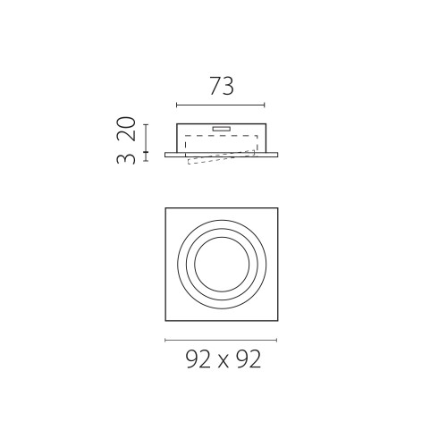 Светильник встраиваемый MR16/GU10 max 1x12Вт Singo Base 011625 Светильник встраиваемый MR16/GU10 max 1x12Вт Singo Base 011625