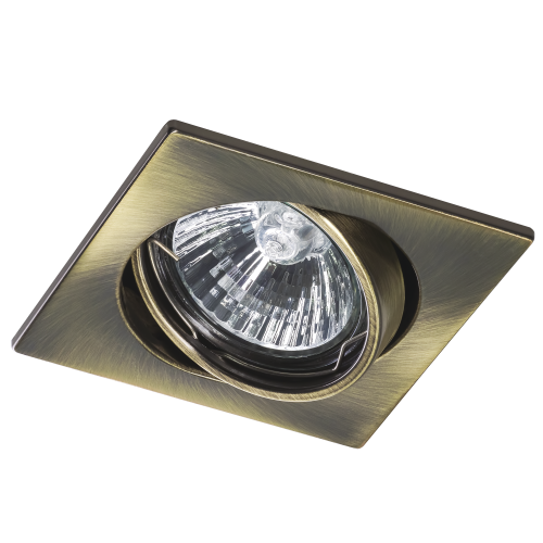Светильник точечный встраиваемый декоративный под заменяемые галогенные или LED лампы Lega 16 011941
