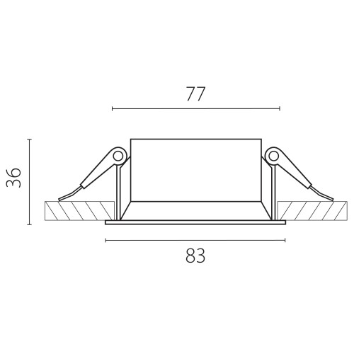Рамка встраиваемая скругленная к 07505x и 07507х STELLA BASE 075306