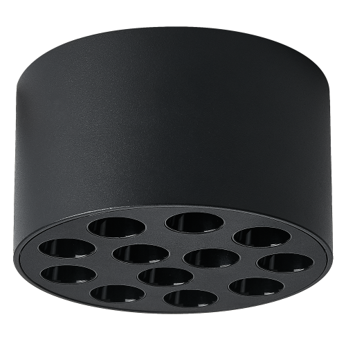 Светильник потолочный 9W 750LM 4000K, черный Guarda 080947