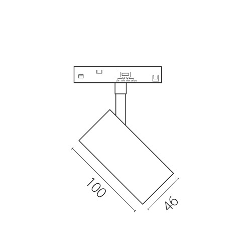 Светильник точечный 48V 12W Uno CCT 209506CCT
