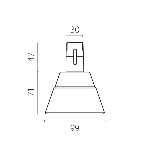 Светильник 48V 6W 4000K 50&deg; черный Due Hermes 210947