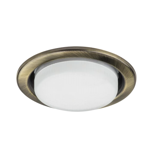 Светильник точечный встраиваемый декоративный под заменяемые КЛЛ или LED лампы Tensio 212111