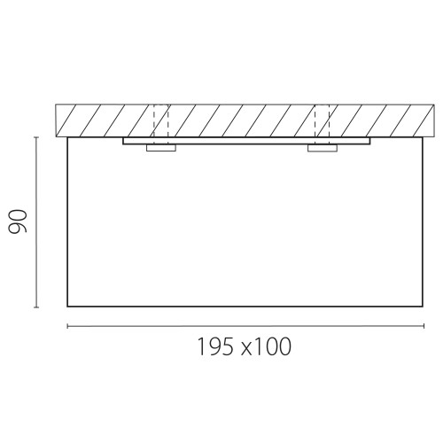 Светильник точечный накладной декоративный под заменяемые галогенные или LED лампы Monocco 212527
