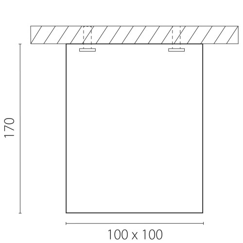 Светильник точечный накладной декоративный под заменяемые галогенные или LED лампы Monocco 212536