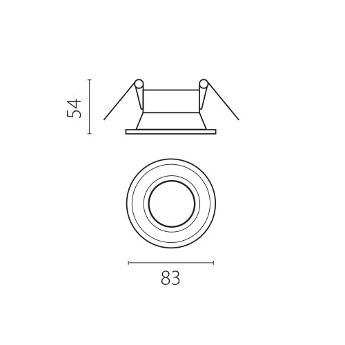 Рамка для крепления (Светильник) LED источника света в подвесном потолке Domino Solo 214607-SOLO