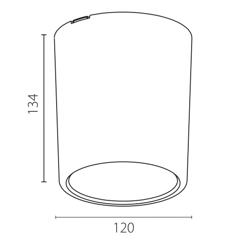 Светильник PVC накладной Solido E27 216626