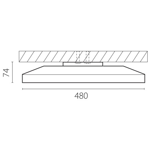 Светильник светодиодный настенно-потолочный Arco Eco 225750