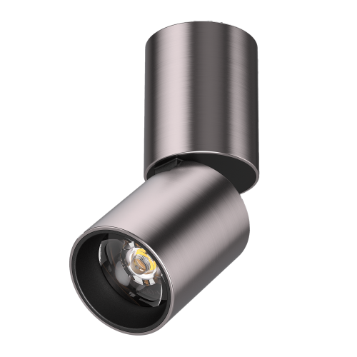 Светильник светодиодный настенно-потолочный 5W 250Lm 38G 3000/4000/6000K, никель Volta CCT 227008