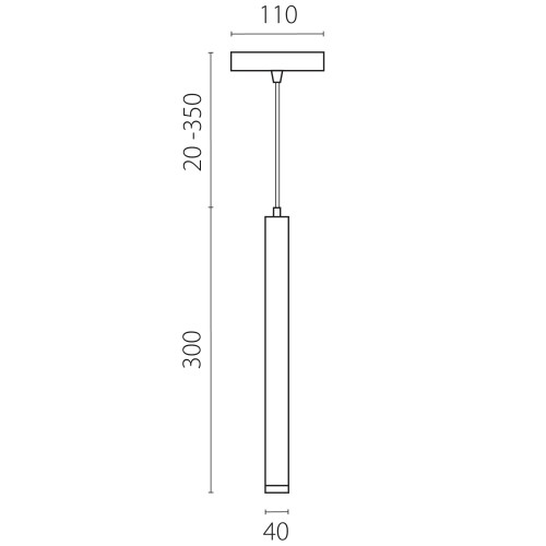 Светильник трековый подвесной 48V 7W 3000K 24&deg; черный Uno 239337