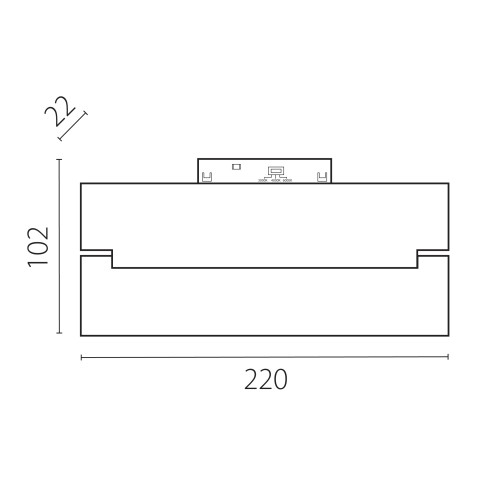 Светильник заливающего света 48V 12W Uno CCT 269007CCT