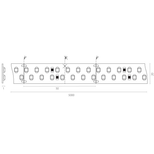 Лента белого свечения 24V Lightstar 422004 Лента белого свечения 24V Lightstar 422004