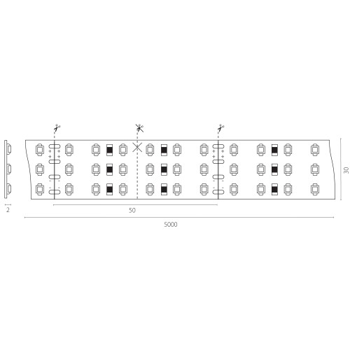 Лента белого свечения 24V Lightstar 423004