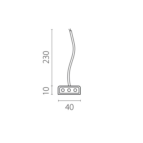 Подвод питания к 456ххх (0,3м) Trito 456002