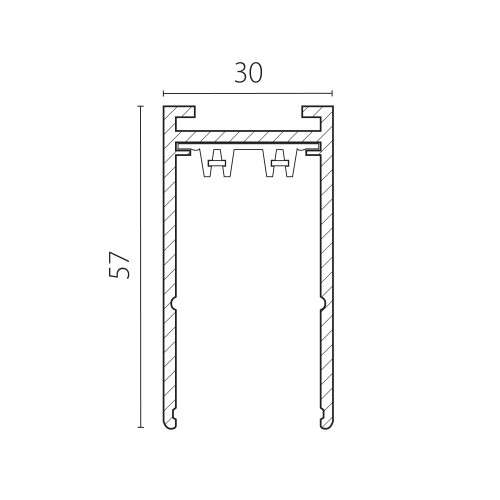 Трек PRO 220V, 1 метр Teta 505017