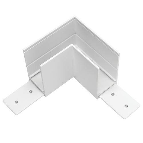 Соединитель PRO L-образный горизонтальный Teta 505126-ALU