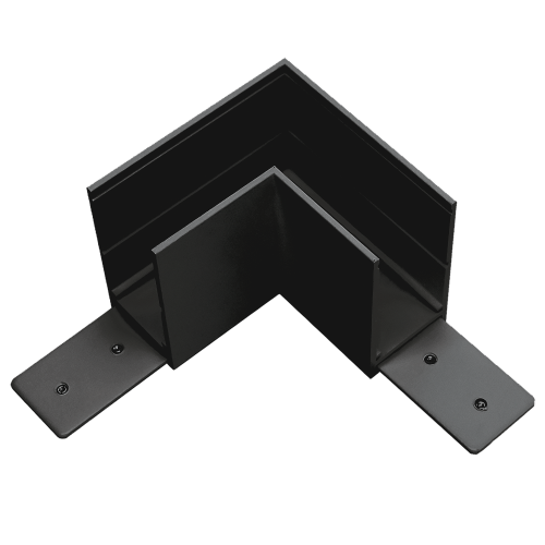 Соединитель PRO L-образный горизонтальный Teta 505127-ALU