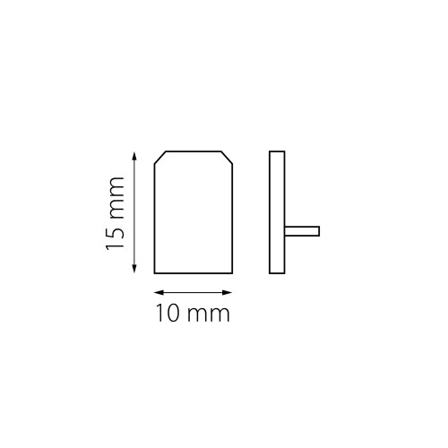 Комплект заглушек (2 шт) концевых для треков Linea Linea 506167