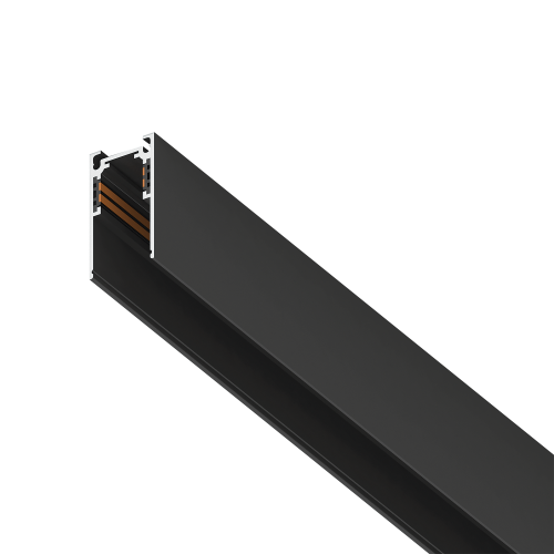 Трек 4-контактный накладной со стыковочным пазом 48V 3м (Заглушки и декоративный экран в комплекте) Uno Pro 509037P