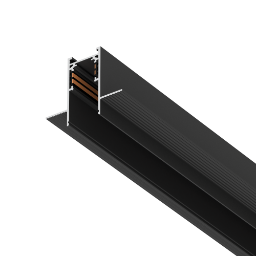 Трек 4-контактный встраиваемый со стыковочным пазом 48V 3м (Заглушки и декоративный экран в комплекте) Uno Pro 509237P