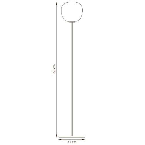 Торшер 1x12W(led) E27 белый/матовый Grazia 608716