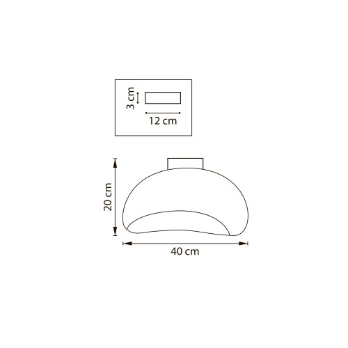 Светильник настенно-потолочный 1xE27 (led) max 12W Sigma 611646