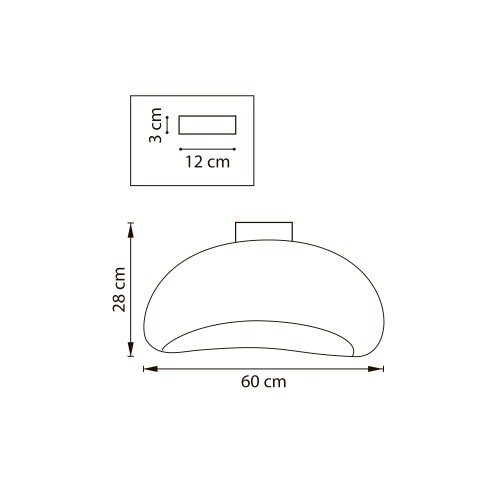 Светильник настенно-потолочный 1xE27 (led) max 12W Sigma 611666