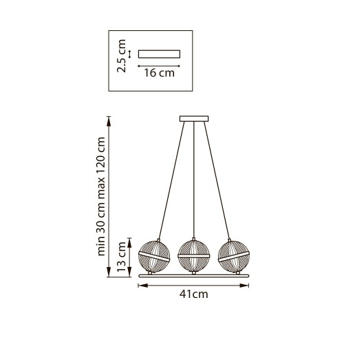 Люстра подвесная Acrile G9 737033