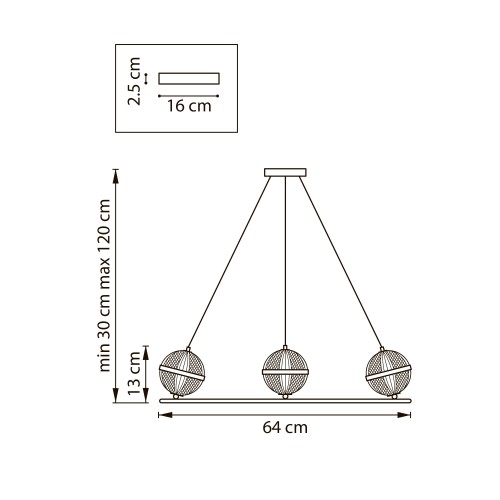 Люстра подвесная Acrile G9 737063