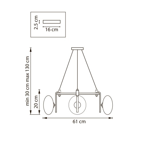 Люстра подвесная Gamma G9 737136