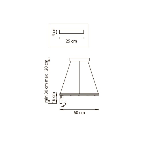Люстра подвесная Dive 740467