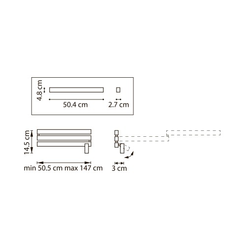 Бра (светильник настенный) Dive 740647