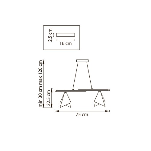 Люстра подвесная Cone GW 757046