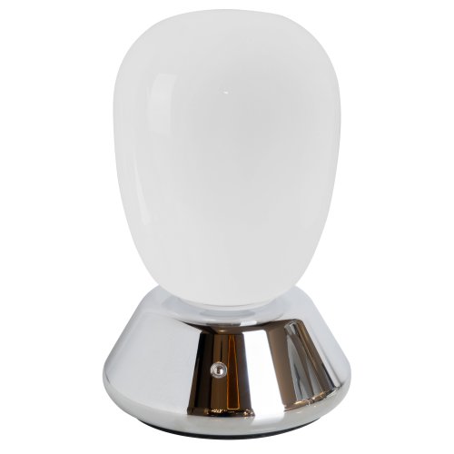 Настольная лампа диммируемая 10W 3000K матовый/хром Uovo III 807914