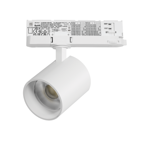 Светильник для трековой системы Quattro LED 35W с адаптером Alta Base A5436QT