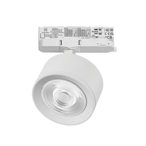 Светильник для трековой системы Quattro LED 15W 60G с адаптером Alta Pro A5536QT60G