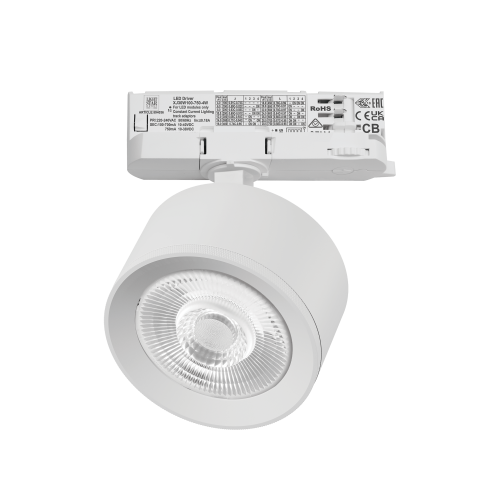 Светильник для трековой системы Quattro LED 15W 60G с адаптером Alta Pro A5546QT60G