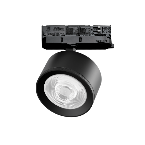 Светильник для трековой системы Quattro LED 15W 60G с адаптером Alta Pro A5547QT60G