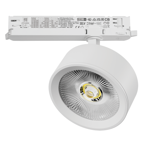 Светильник для трековой системы Quattro LED 30W с управлением DALI Alta Pro A5636DALI