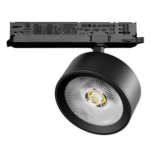 Светильник для трековой системы Quattro LED 30W с управлением DALI Alta Pro A5647DALI
