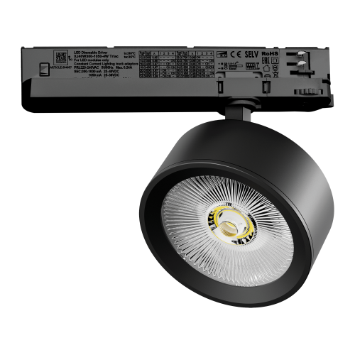 Светильник для трековой системы Quattro LED 30W с управлением TRIAC Alta Pro A5647TRIAC