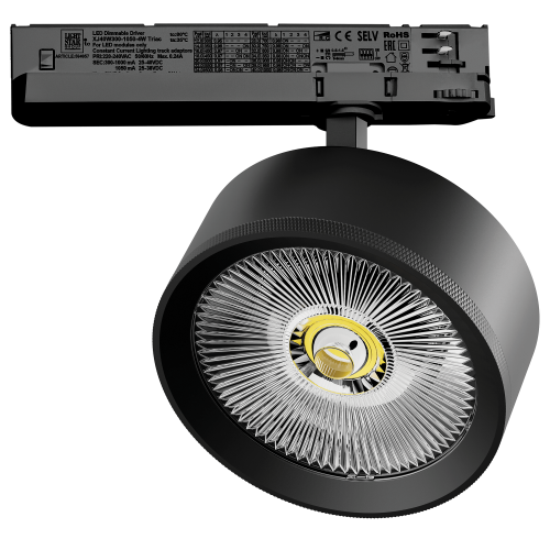 Светильник для трековой системы Quattro LED 35W с управлением TRIAC Alta Pro A5737TRIAC