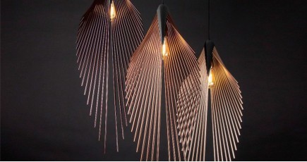 Leaf Lamp: пальмовый светильник от французского дизайнера