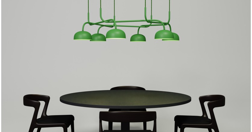 Curve Crown: светильники для шведской библиотеки