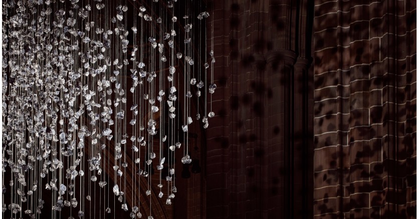 Световая инсталляция из угля в Ливерпульском соборе Световая инсталляция из угля в Ливерпульском соборе