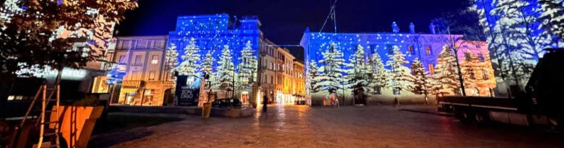 Рождественское световое шоу в Италии