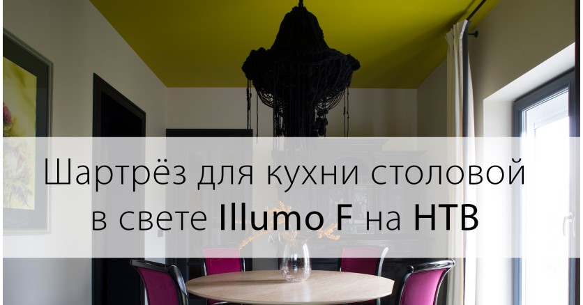 Кухня-столовая в стиле шартрёз на НТВ