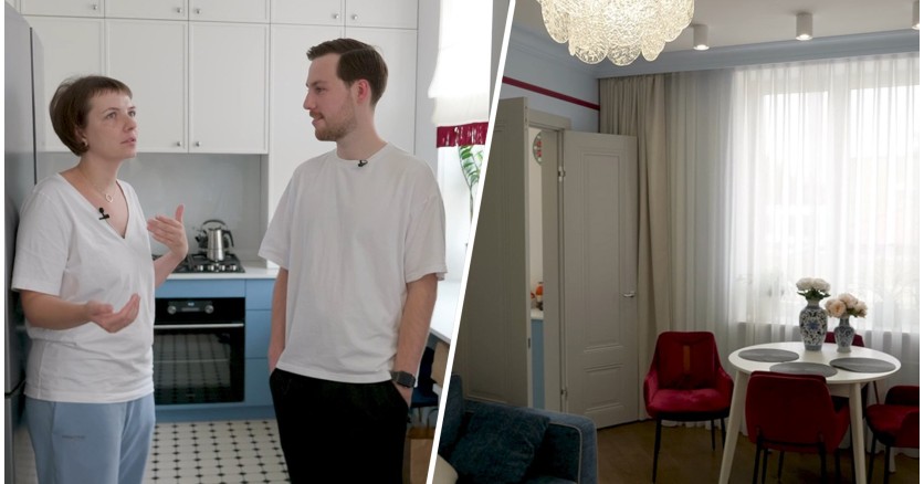 68м&sup2; в старом доме 1957 года: кондиционер в шкафу и детская на вырост