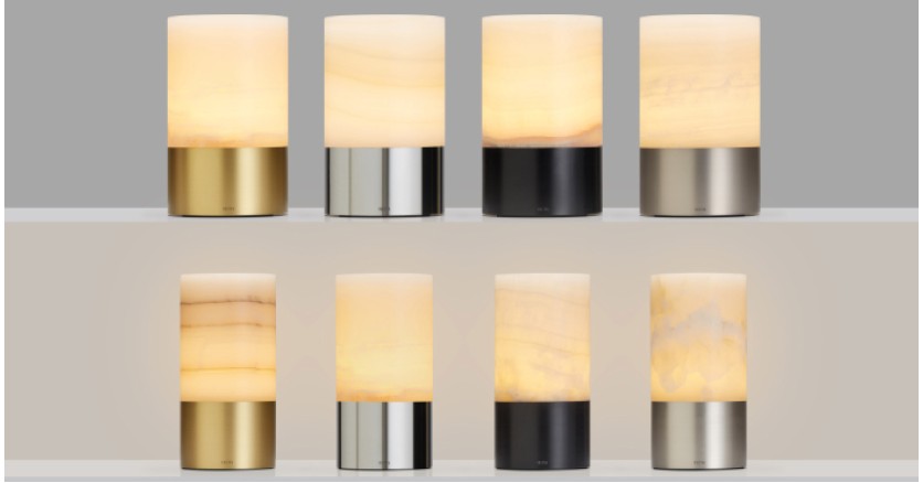 Аккумуляторный светильник из алебастра от Арнольда Чана